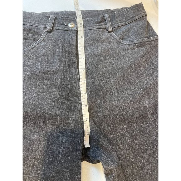 Christine Phillipe Womens Jeans Skinny Leg Beaded Detail at Bottom Black Size 6 - Picture 4 of 9